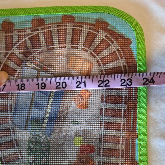 Thomas & Friends Playmat 30x24 Train Tracks Durable Material Zoo Farm Hospital - Picture 6 of 9